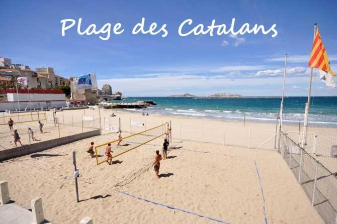 マルセイユLe Petit Catalanアパートメント エクステリア 写真